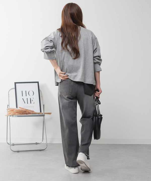 {"color":"\u30b0\u30ec\u30fc\u30c7\u30cb\u30e0","info":"model\uff1aH160cm size\uff1aM"}