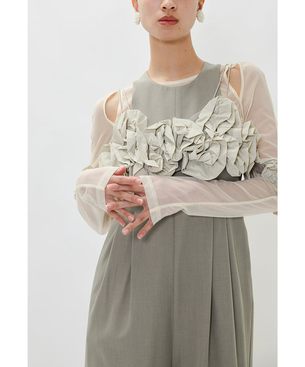 {"color":"\u30d9\u30fc\u30b8\u30e5","info":"model\uff1aH165cm size\uff1aM"}