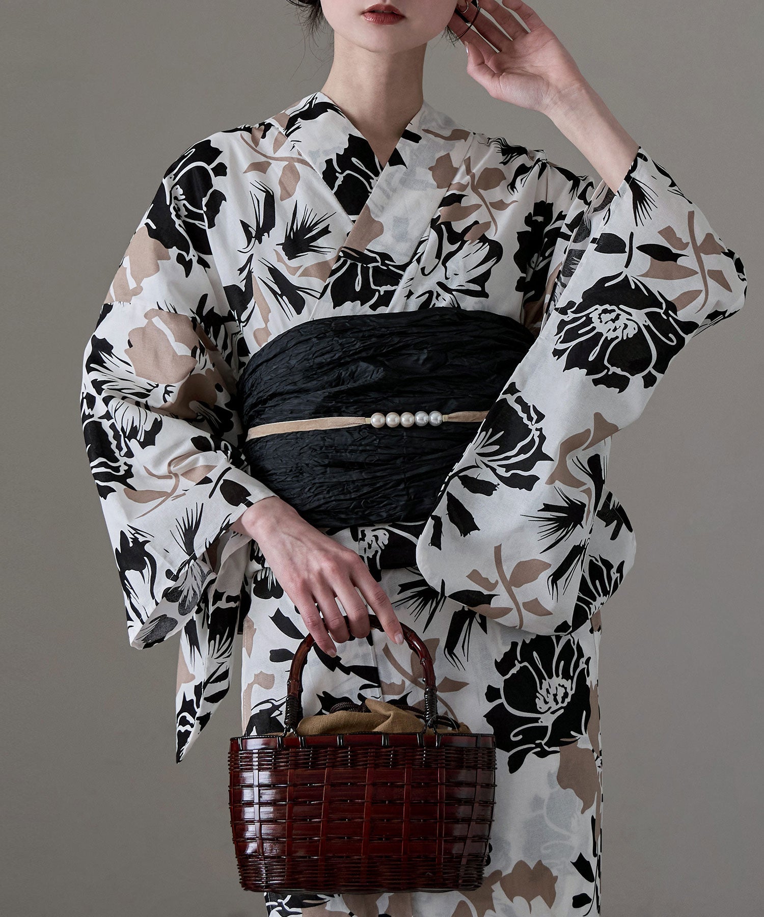 セパレート綿浴衣 2点セット｜セパレート浴衣セット - asaka