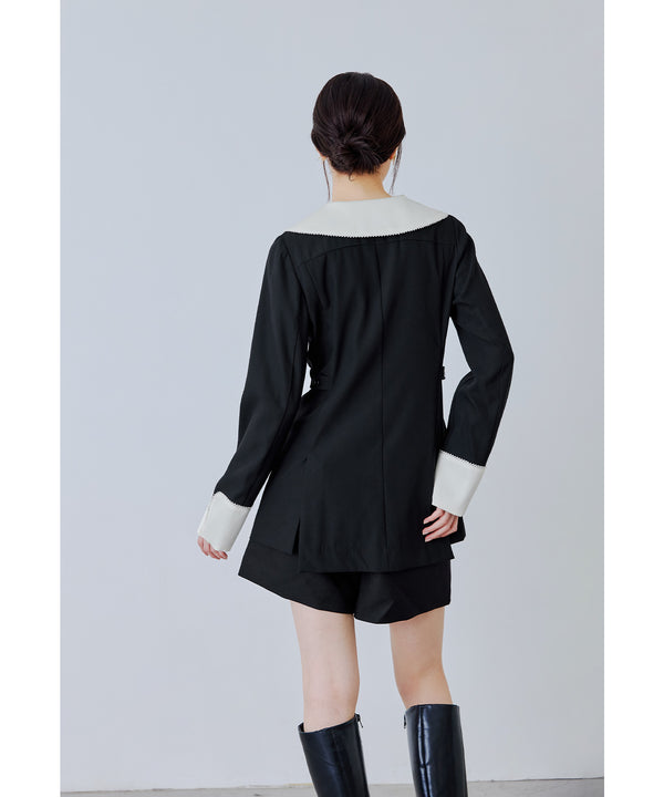 {"color":"\u30d6\u30e9\u30c3\u30af","info":"model\uff1aH166cm size\uff1aM"}