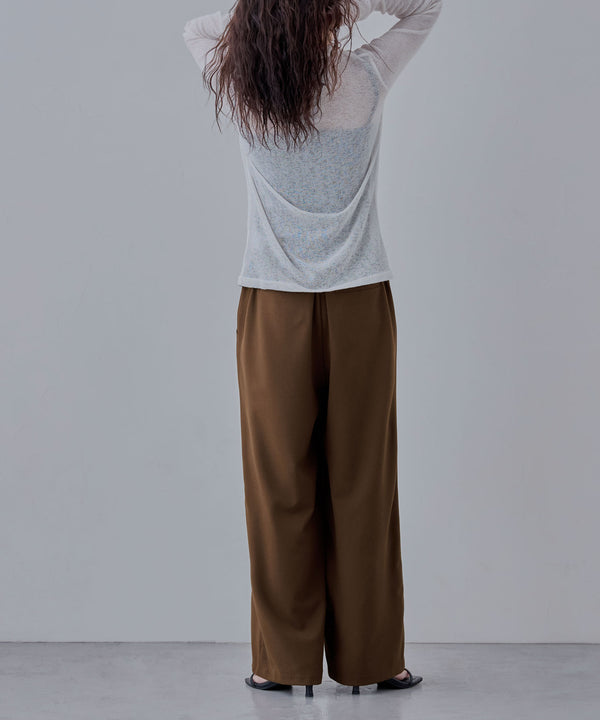 {"color":"\u30d6\u30e9\u30a6\u30f3","info":"model\uff1aH166cm size\uff1aM"}