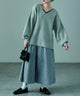 {"color":"\u30d6\u30eb\u30fc\u30b0\u30ea\u30fc\u30f3","info":"model\uff1aH158cm size\uff1aM"}