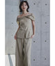 {"color":"\u30d9\u30fc\u30b8\u30e5","info":"model\uff1aH166cm size\uff1aM"}