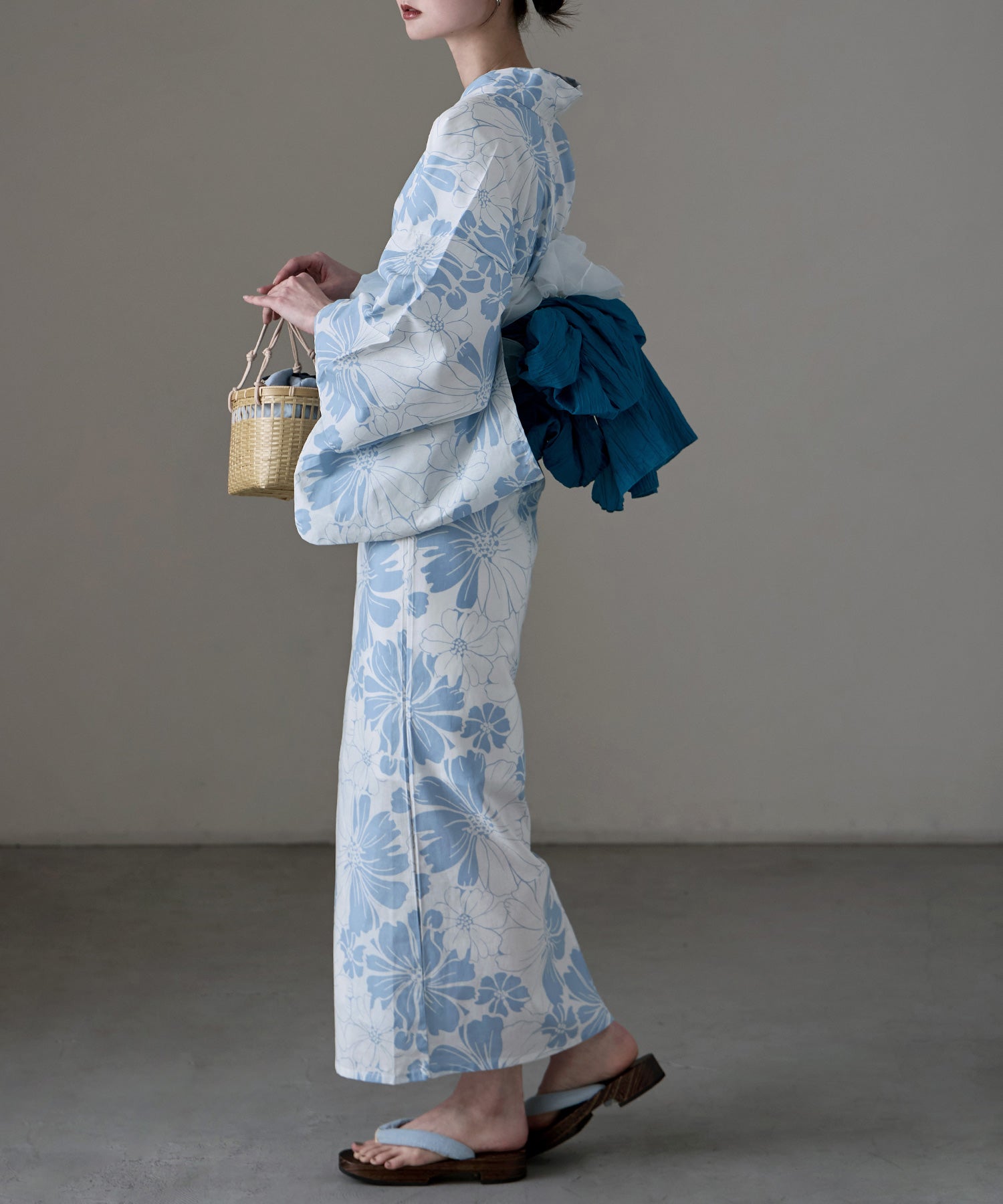 セパレート綿浴衣 2点セット｜セパレート浴衣セット - asaka