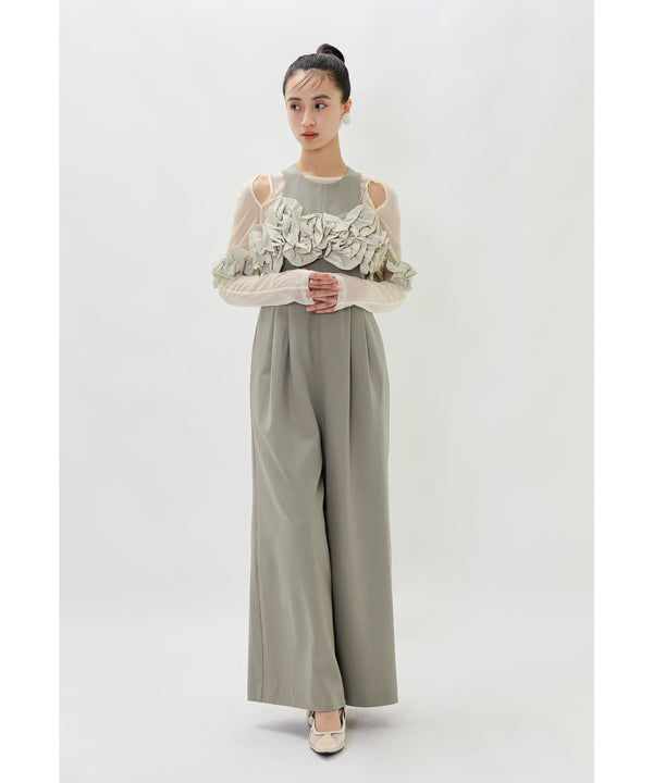 {"color":"\u30d9\u30fc\u30b8\u30e5","info":"model\uff1aH165cm size\uff1aM"}