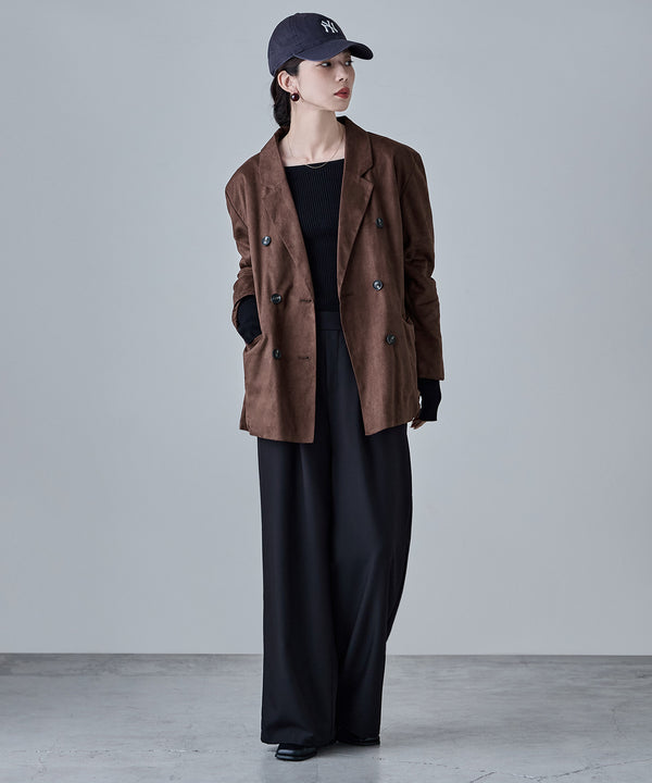 {"color":"\u30d6\u30e9\u30a6\u30f3","info":"model\uff1aH166cm size\uff1aF"}