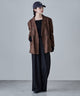 {"color":"\u30d6\u30e9\u30a6\u30f3","info":"model\uff1aH166cm size\uff1aF"}