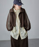{"color":"\u30d6\u30e9\u30a6\u30f3","info":"model\uff1aH166cm size\uff1aM"}