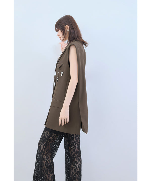 {"color":"\u30d6\u30e9\u30a6\u30f3","info":"model\uff1aH166cm size\uff1aM"}