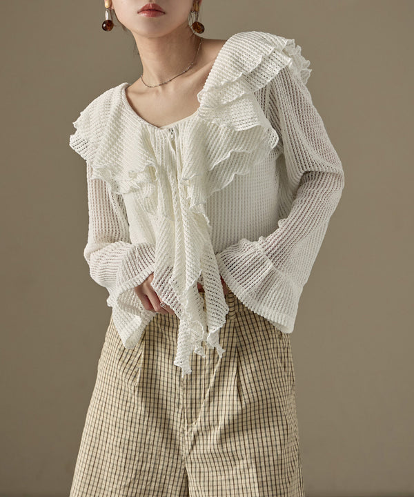 {"color":"\u30a2\u30a4\u30dc\u30ea\u30fc","info":"model\uff1aH158cm size\uff1aM"}