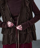 {"color":"\u30d6\u30e9\u30a6\u30f3","info":"model\uff1aH158cm size\uff1aM"}