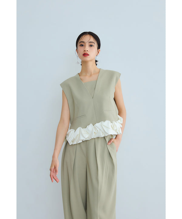 {"color":"\u30df\u30f3\u30c8","info":"model\uff1aH165cm size\uff1aM"}
