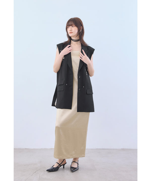 {"color":"\u30d9\u30fc\u30b8\u30e5","info":"model\uff1aH166cm size\uff1aM"}