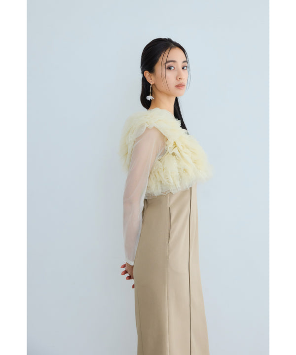 {"color":"\u30d9\u30fc\u30b8\u30e5","info":"model\uff1aH165cm size\uff1aM"}