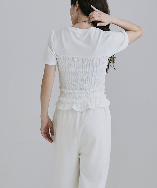 {"color":"\u30aa\u30d5\u30db\u30ef\u30a4\u30c8","info":"model\uff1aH166cm size\uff1aF"}