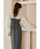 {"color":"\u30b9\u30e2\u30fc\u30af\u30d6\u30e9\u30a6\u30f3","info":"model\uff1aH165cm size\uff1aM"}