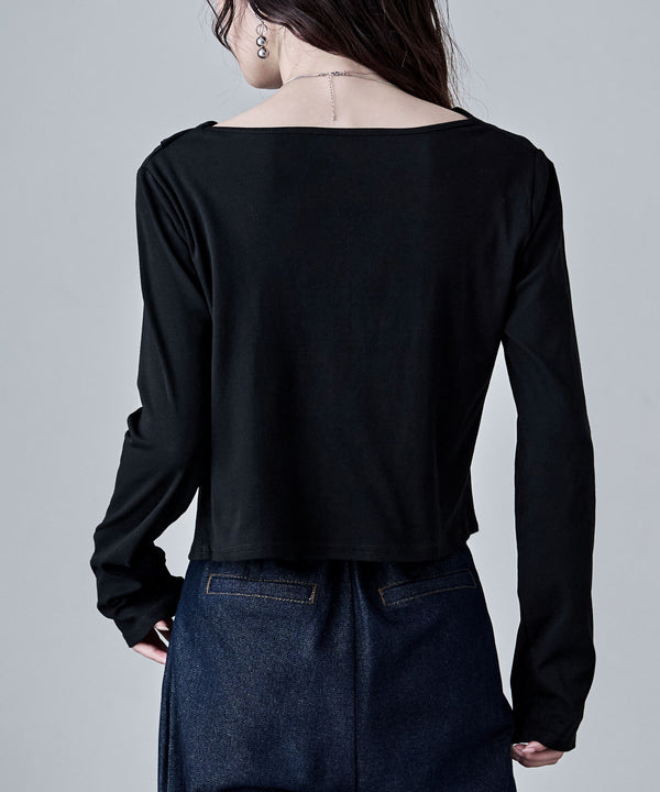 {"color":"\u30d6\u30e9\u30c3\u30af","info":"model\uff1aH166cm size\uff1aM"}