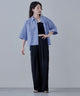 {"color":"\u30d6\u30eb\u30fc","info":"model\uff1aH166cm size\uff1aM"}