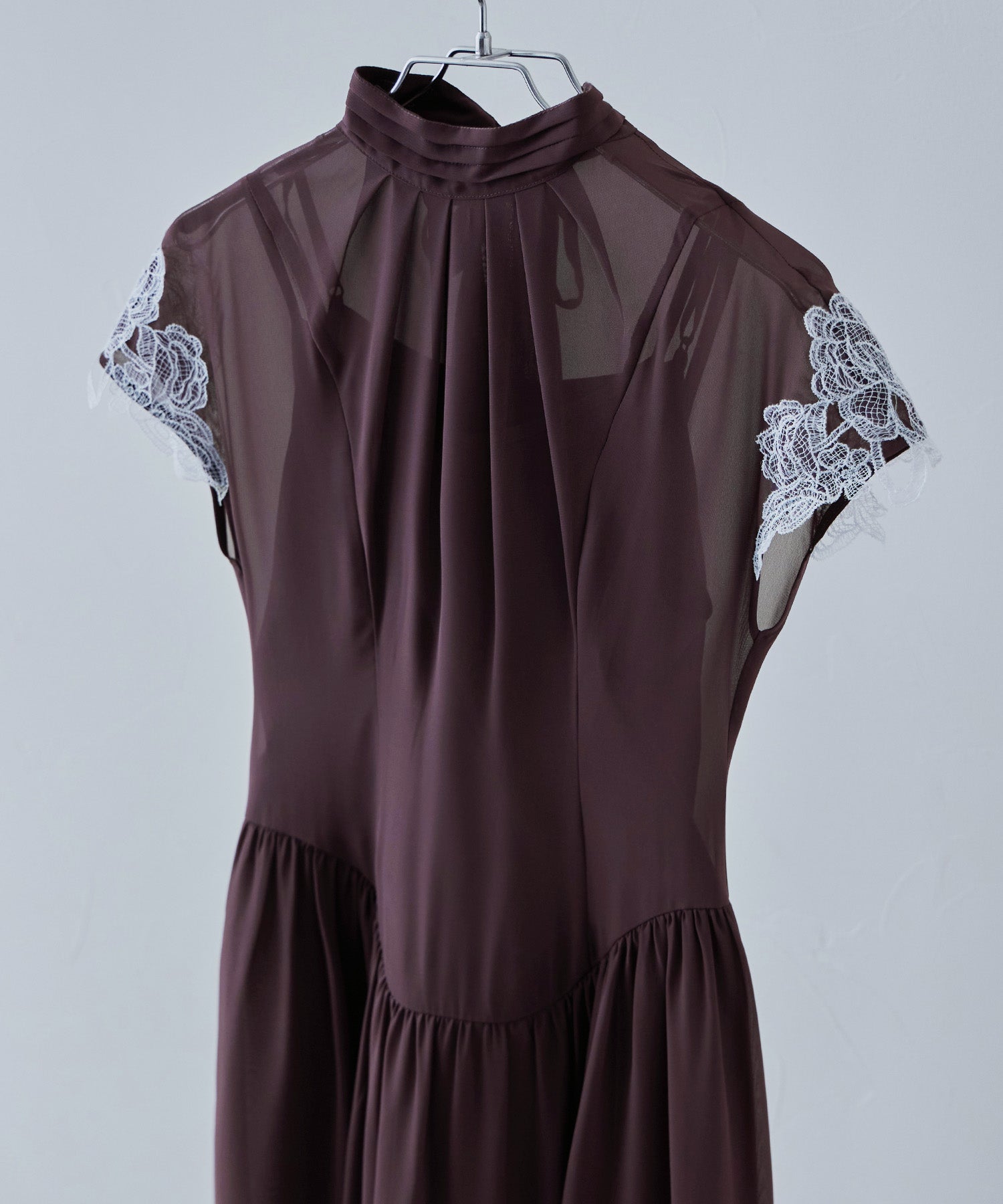 ゆetoll. ドレス エトル etoll. ドレープデザインIラインドレス （ブラック