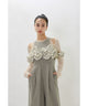 {"color":"\u30d9\u30fc\u30b8\u30e5","info":"model\uff1aH165cm size\uff1aM"}