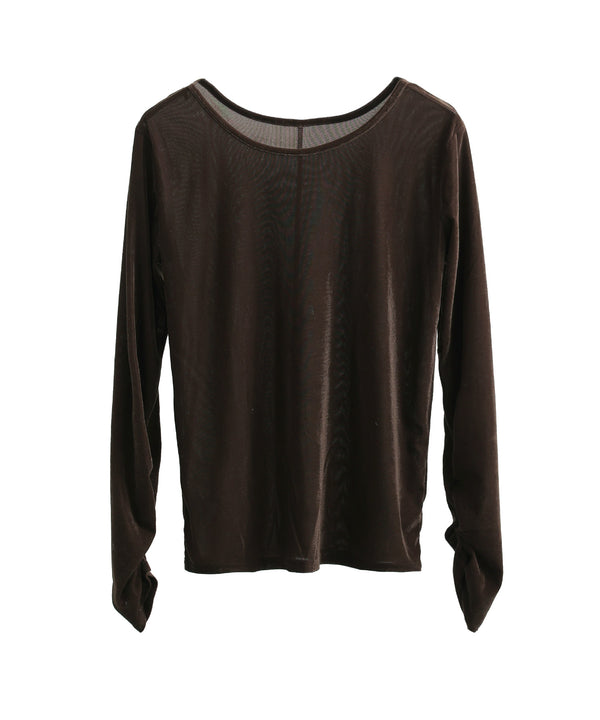 {"color":"\u30d6\u30e9\u30a6\u30f3","info":"model\uff1aH158cm size\uff1aM"}