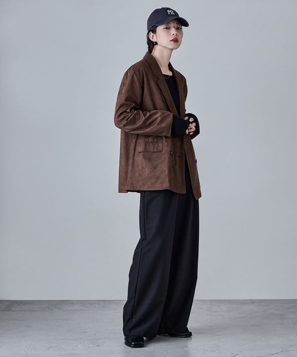 {"color":"\u30d6\u30e9\u30a6\u30f3","info":"model\uff1aH166cm size\uff1aF"}