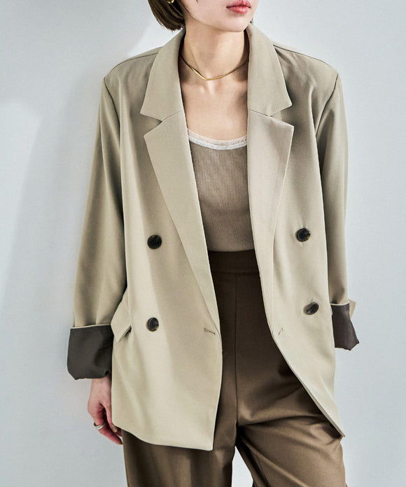 {"color":"\u30d9\u30fc\u30b8\u30e5","info":"model\uff1aH158cm size\uff1aM"}