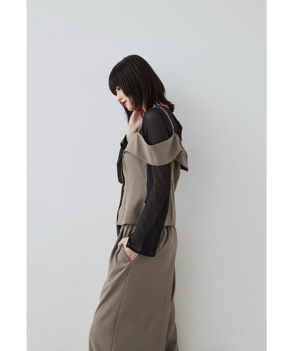 {"color":"\u30e9\u30a4\u30c8\u30d6\u30e9\u30a6\u30f3","info":"model\uff1aH166cm size\uff1aM"}