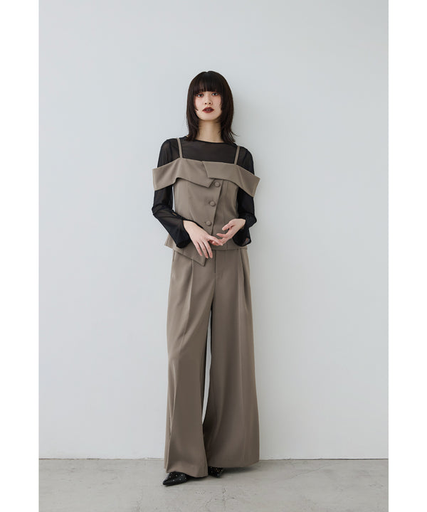 {"color":"\u30e9\u30a4\u30c8\u30d6\u30e9\u30a6\u30f3","info":"model\uff1aH166cm size\uff1aM"}