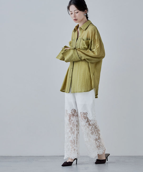 {"color":"\u30db\u30ef\u30a4\u30c8","info":"model\uff1aH166cm size\uff1aM"}