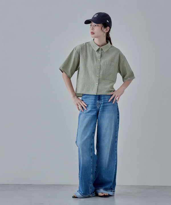 {"color":"\u30b0\u30ea\u30fc\u30f3","info":"model\uff1aH166cm size\uff1aM"}