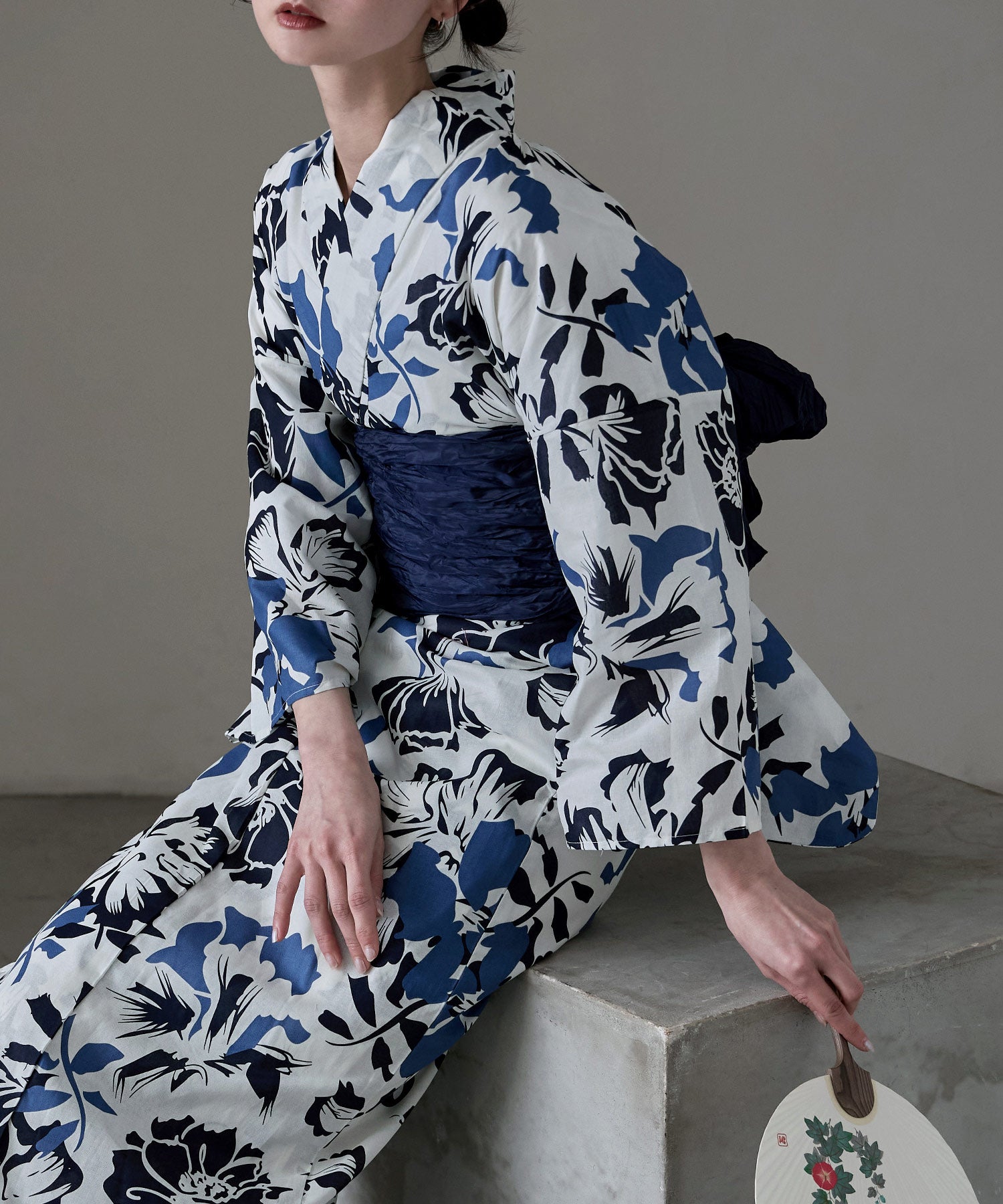 セパレート綿浴衣 2点セット｜セパレート浴衣セット - asaka