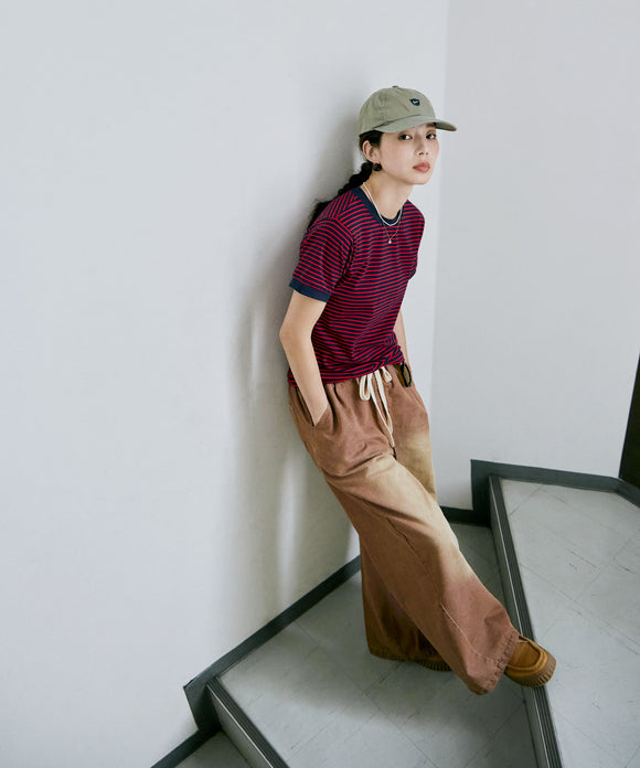 {"color":"\u30d6\u30e9\u30a6\u30f3","info":"model\uff1aH163cm size\uff1aM"}