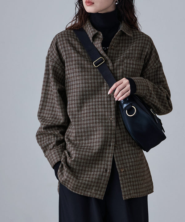 {"color":"\u30d6\u30e9\u30a6\u30f3","info":"model\uff1aH166cm size\uff1aM"}