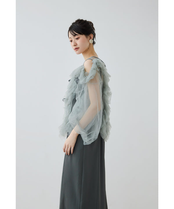 {"color":"\u30df\u30f3\u30c8","info":"model\uff1aH166cm size\uff1aM"}