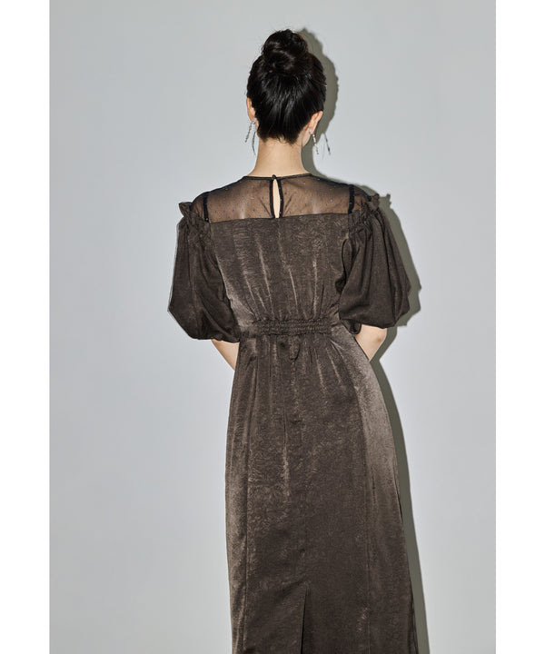 {"color":"\u30c0\u30fc\u30af\u30d6\u30e9\u30a6\u30f3","info":"model\uff1aH165cm size\uff1aM"}