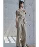 {"color":"\u30d9\u30fc\u30b8\u30e5","info":"model\uff1aH166cm size\uff1aM"}