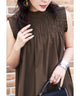 {"color":"\u30d6\u30e9\u30a6\u30f3","info":"model\uff1aH157cm size\uff1aM"}