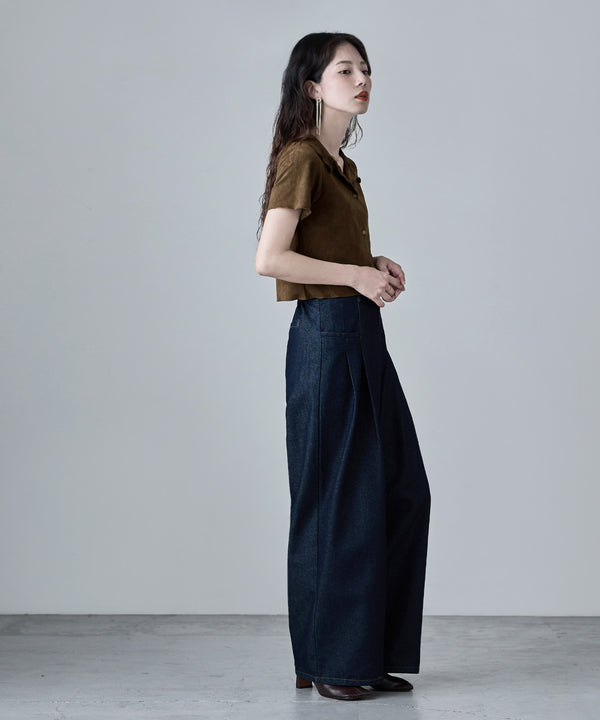 {"color":"\u30d6\u30e9\u30a6\u30f3","info":"model\uff1aH166cm size\uff1aM"}