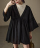 {"color":"\u30d6\u30e9\u30c3\u30af","info":"model\uff1aH158cm size\uff1aM"}