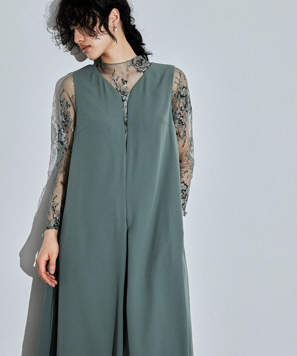 {"color":"\u30b0\u30ea\u30fc\u30f3","info":"model\uff1aH167cm size\uff1aM"}