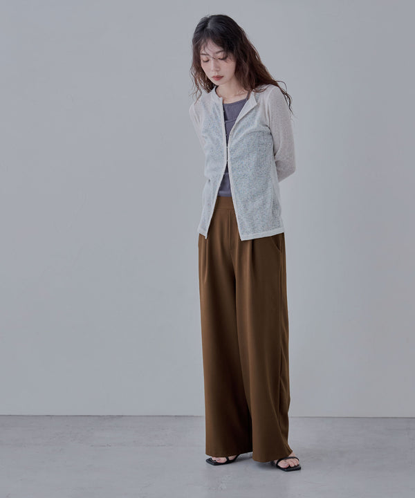 {"color":"\u30d6\u30e9\u30a6\u30f3","info":"model\uff1aH166cm size\uff1aM"}