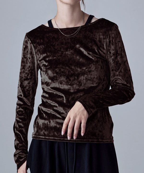 {"color":"\u30d6\u30e9\u30a6\u30f3","info":"model\uff1aH166cm size\uff1aM"}
