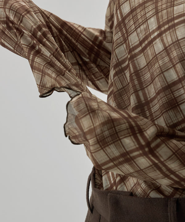 {"color":"\u30d6\u30e9\u30a6\u30f3","info":"model\uff1aH166cm size\uff1aM"}