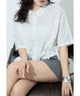 {"color":"\u30aa\u30d5\u30db\u30ef\u30a4\u30c8","info":"model\uff1aH157cm size\uff1aM"}