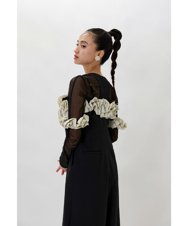{"color":"\u30d9\u30fc\u30b8\u30e5\u00d7\u30d6\u30e9\u30c3\u30af","info":"model\uff1aH165cm size\uff1aM"}