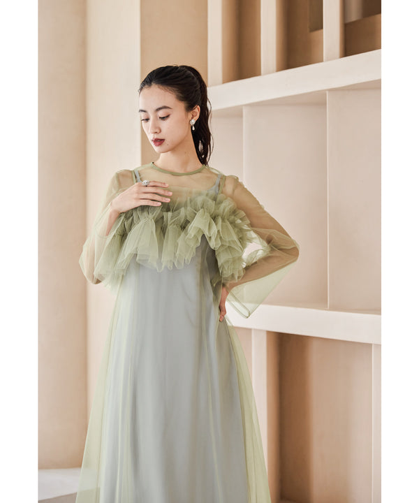 {"color":"\u30b0\u30ea\u30fc\u30f3","info":"model\uff1aH165cm size\uff1aM"}