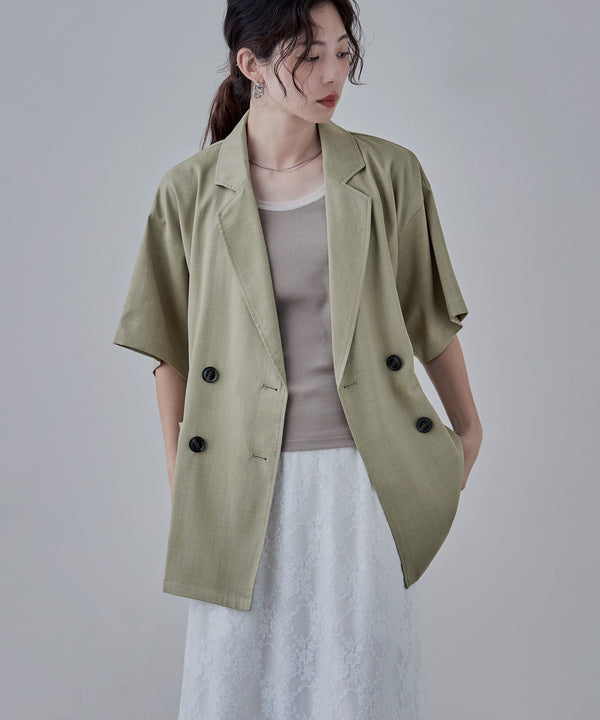 {"color":"\u30d9\u30fc\u30b8\u30e5","info":"model\uff1aH166cm size\uff1aF"}