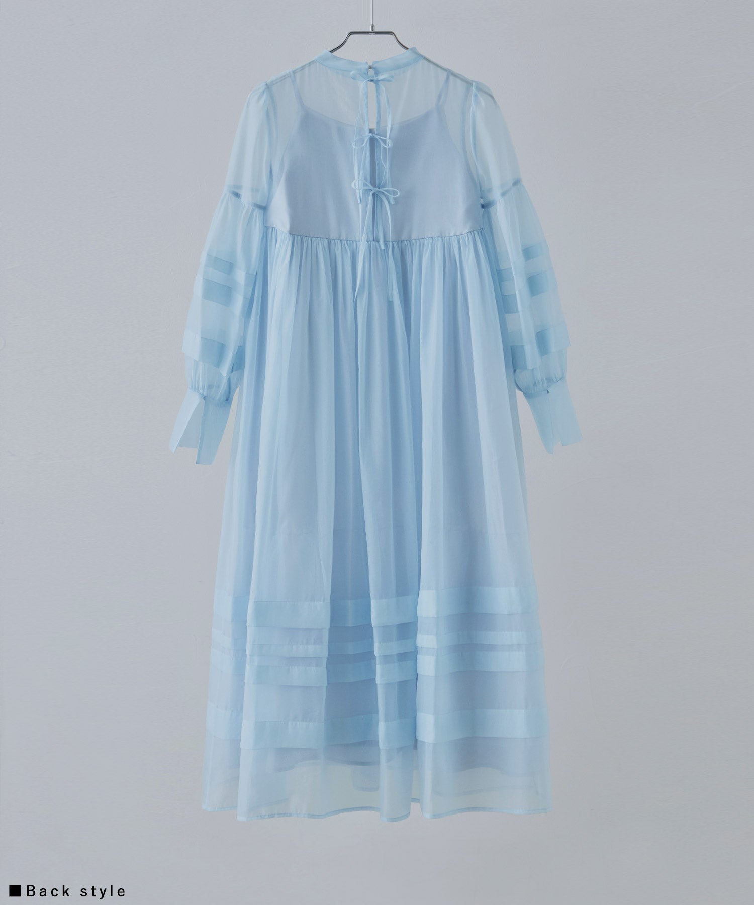 スーツ・フォーマル・ドレス etoll. Baby core sheer volume dress ベビーコアシアーボリュームドレス｜パーティードレス・結婚式