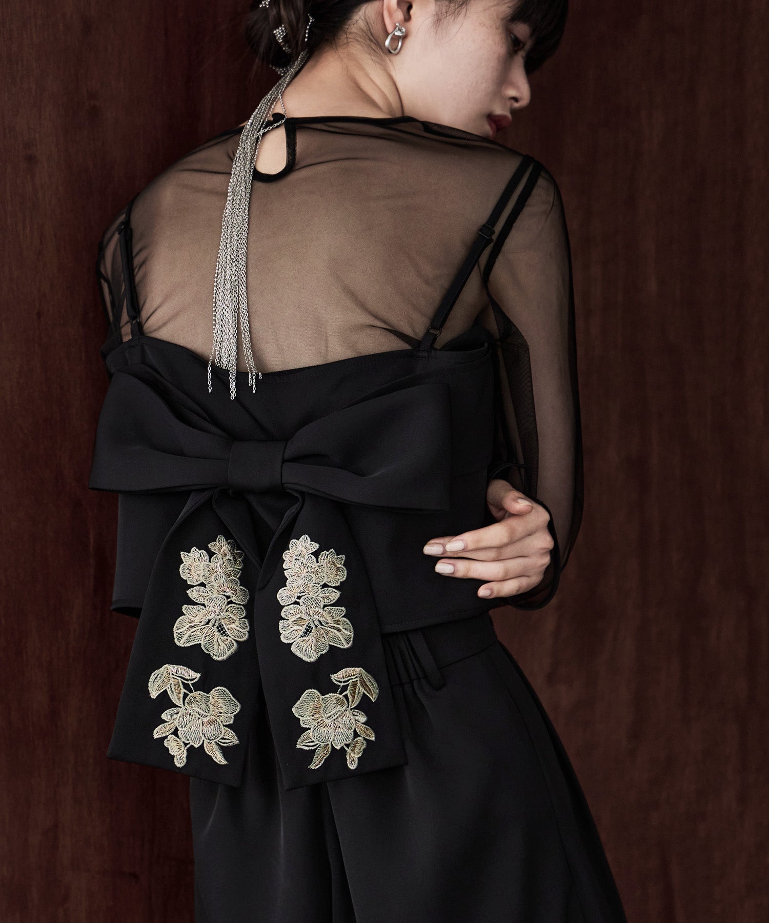 Bibiy ANNE RIBBON BUSTIER リボンビスチェ TR Tropical Big Ribbon Bustier（ベアトップ/ビスチェ）｜SORIN